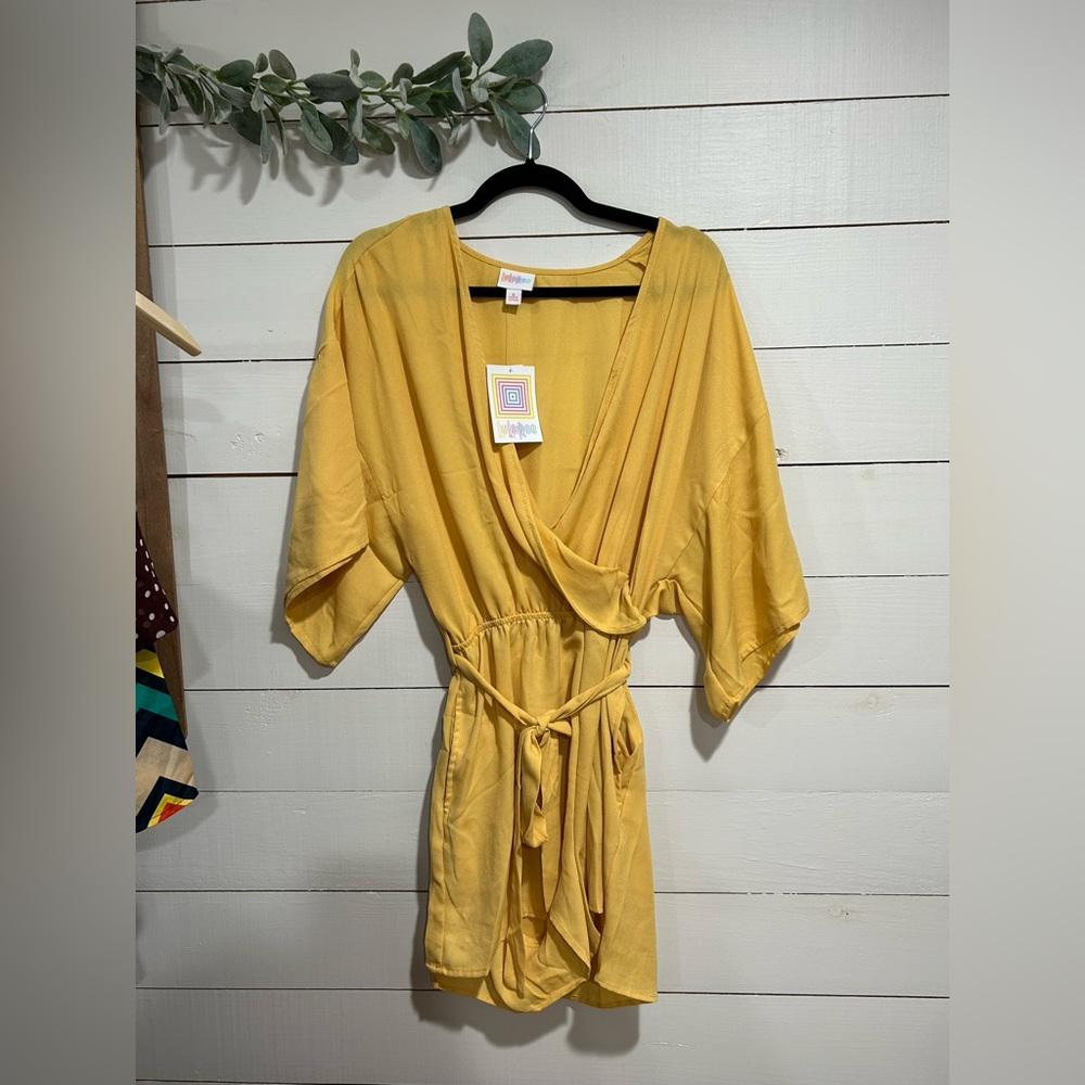 Mustard  Melinda Romper by LULAROE